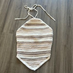 Halter Crochet Top
